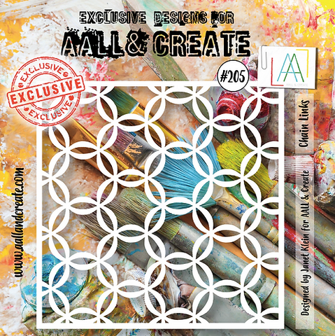 AALL & CREATE Stencil | #205 | Chain Links