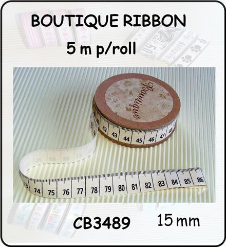 W&M Printed Cotton Ribbon Tape Measure