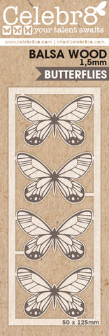 CELEBR8 Balsa wood - Butterflies