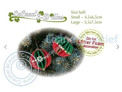 Lea'Bilitie Glitter Foam Decoration Christmas Tree 3D Cutting Die