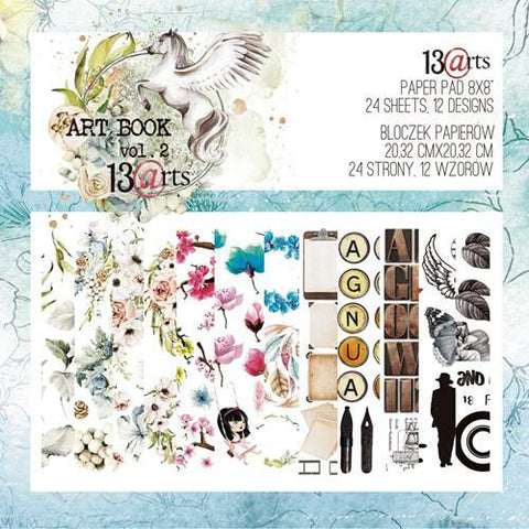 13@rts Art Book Vol 2 | Paper Pad 8x8