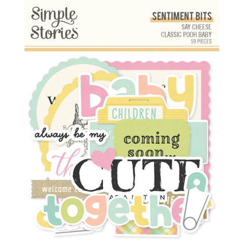 SIMPLE STORIES Say Cheese Classic Pooh Baby | Sentiment Bits
