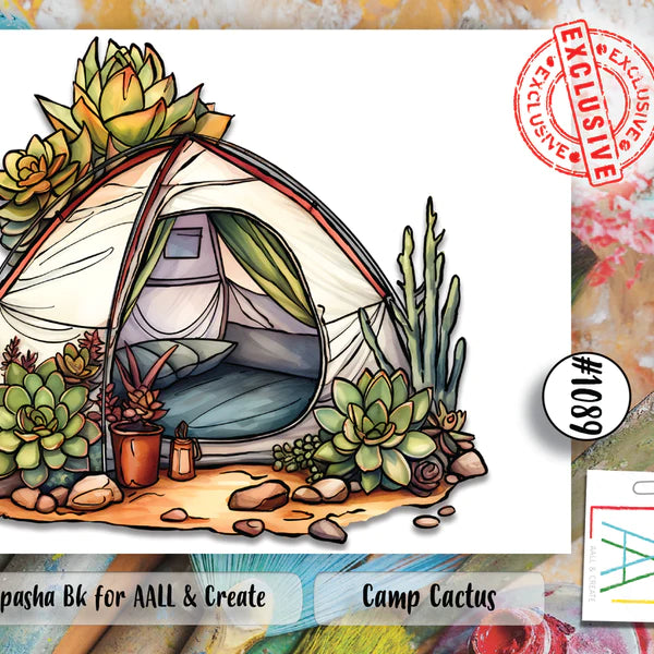 AALL & CREATE Stamp | #1089 | Camp Cactus