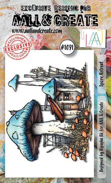 AALL & CREATE Stamp | #1091 | Spore retreat
