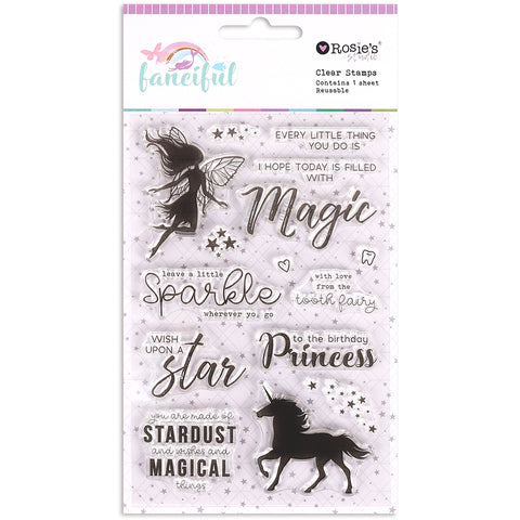 ROSIE'S STUDIO Fanciful | Clear Stamp