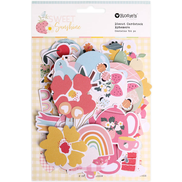 ROSIE'S STUDIO Sweet Sunshine | Cardstock Die-Cuts Ephemera