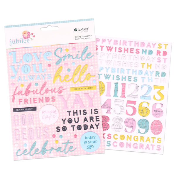 ROSIE'S STUDIO Jubilee | Puffy Stickers