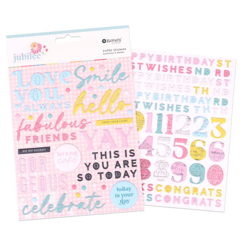 ROSIE'S STUDIO Jubilee | Puffy Stickers