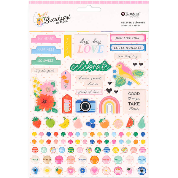 ROSIE'S STUDIO Breakfast in Bed | Glisten Stickers