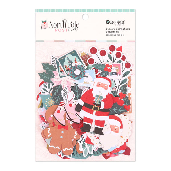 ROSIE'S STUDIO North Pole Post | Diecut Cardstock Ephemera