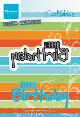 MARIANNE DESIGN CRAFTABLES | Happy Birthday
