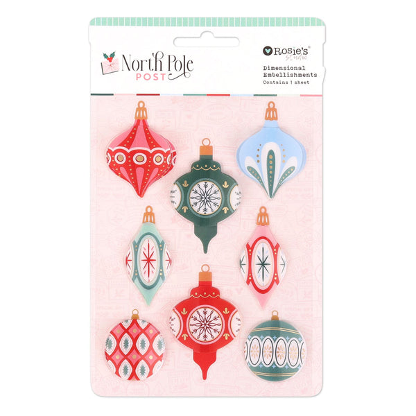 ROSIE'S STUDIO North Pole Post | Dimensional Embellishments | Ornaments
