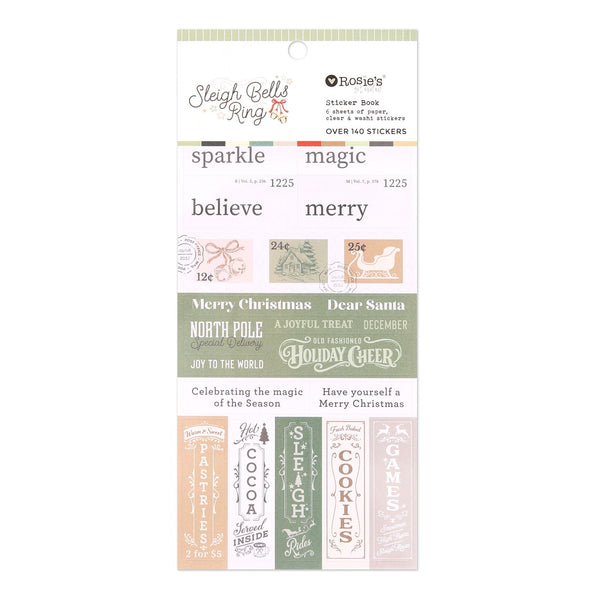 ROSIE'S STUDIO Sleigh Bells Ring | Sticker Book