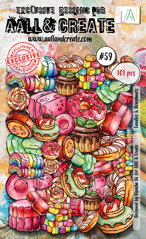 AALL &amp; CREATE EPHEMERA | #59 | Candies & Doughnuts