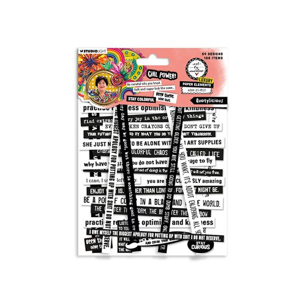 STUDIOLIGHT | Art By Marlene | Luxury Paper Elements | Quotylicious