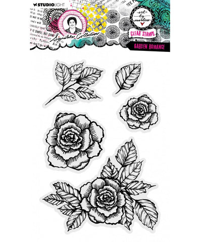 STUDIOLIGHT Art by Marlene | Clear Stamp Set | Signature Collection | Garden Romance