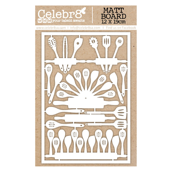 CELEBR8 Farmhouse Kitchen | Matt Board Equi | Utensils