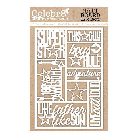 CELEBR8 Rugged Odyssey | Matt Board Equi | Titles