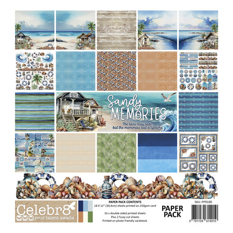 CELEBR8  Paper Pack | Sandy Memories