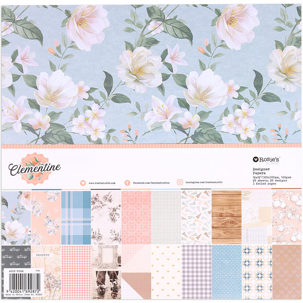 ROSIE'S STUDIO Clementine | 12x12 Designer Papers