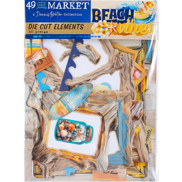 49&MARKET Beach Vibes | Die Cut Elements