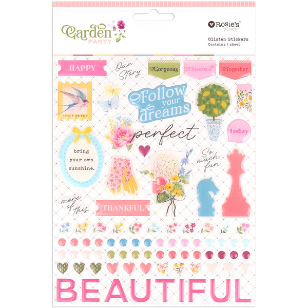 ROSIE'S STUDIO Garden Party | Glisten Stickers