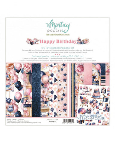 MINTAY Paper Pad 6 x 6 | Happy Birthday