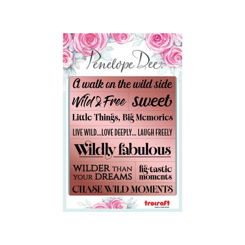 PENELOPE DEE Wild Fig | Acrylic Journal Strips