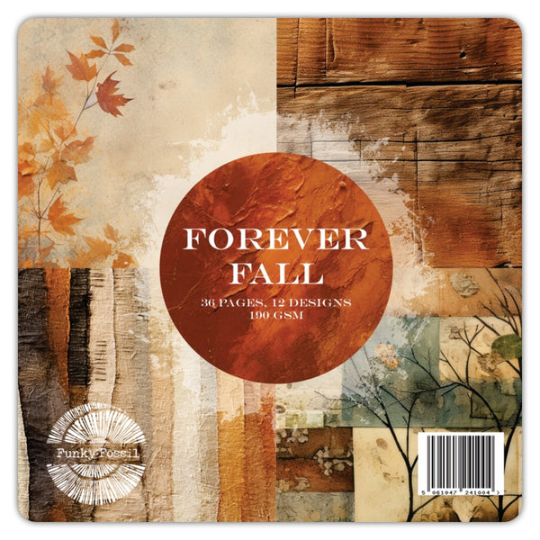 FUNKY FOSSIL Paper Pack | Forever Fall | 8x8