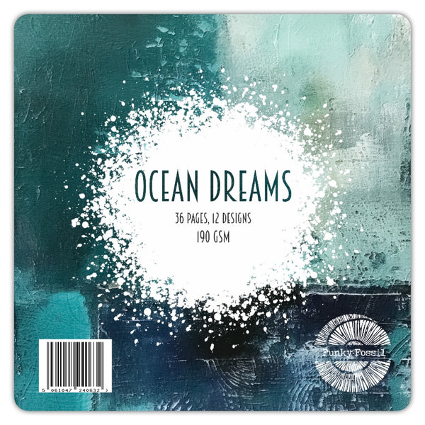 FUNKY FOSSIL Paper Pack | Ocean Dreams | 8x8