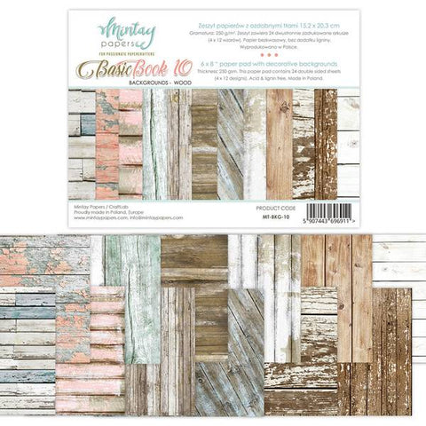 MINTAY Basic Book 10 | Backgrounds Wood | 6x8