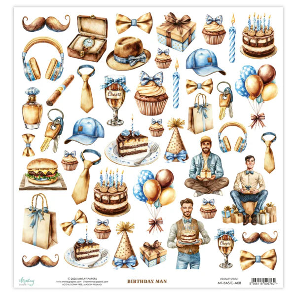 MINTAY Elements Page 12x12 | Birthday Man