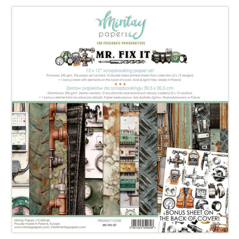MINTAY Paper Pack | Mr. Fix It 12x12