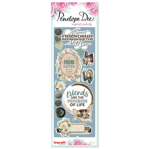 PENELOPE DEE  Mocha | Journal Stickers