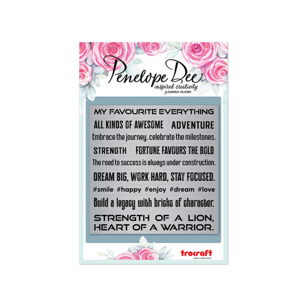 PENELOPE DEE Foundry | Acrylic Journal Strips