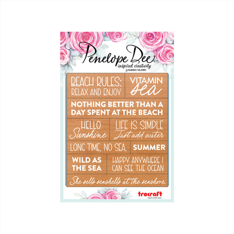 PENELOPE DEE Sea La Vie | Acrylic Journal Strips