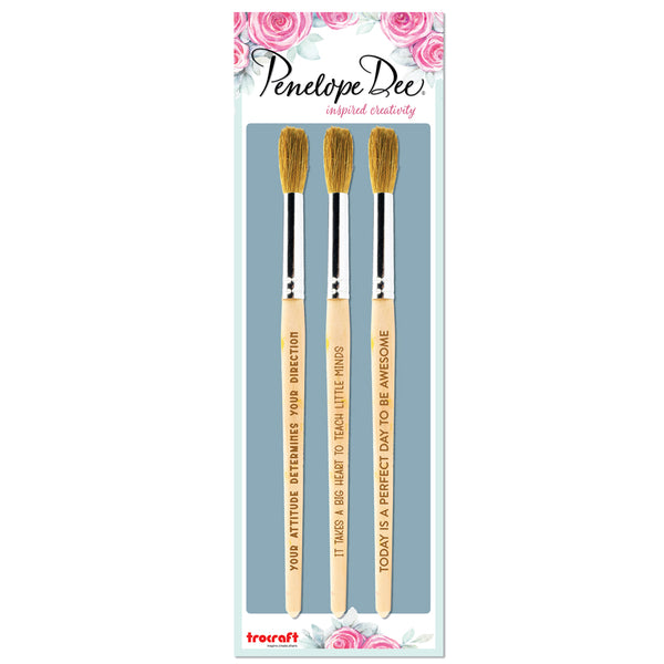 PENELOPE DEE  Rising Star | Sentiment Paintbrush Set