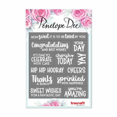 PENELOPE DEE Cheers | Acrylic Journal Strips