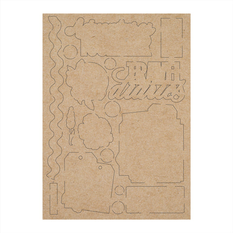 PENELOPE DEE Serendipity | A5 Kraft Backing for Paper Sticker Sheet