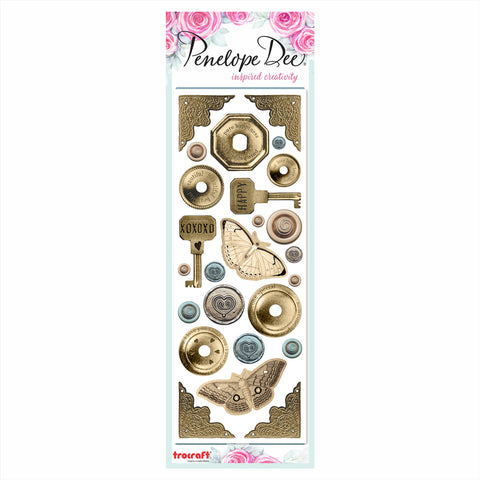 PENELOPE DEE Gilded Garden | Journal Stickers