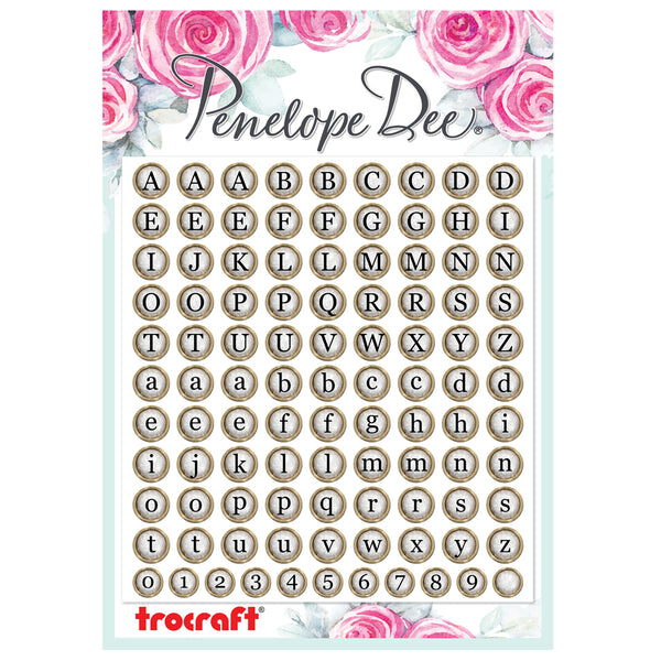 PENELOPE DEE Aurelia Bloom | Typewriter Key Alpha Set
