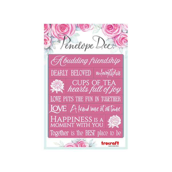 PENELOPE DEE Sarah B | Acrylic Journal Strips
