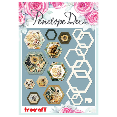 PENELOPE DEE Nature's Muse | Hexagon Embellishment