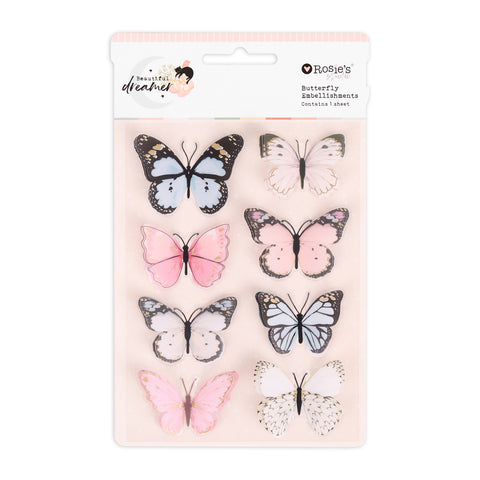 ROSIE'S STUDIO Beautiful Dreamer |  Butterfly Embellishments