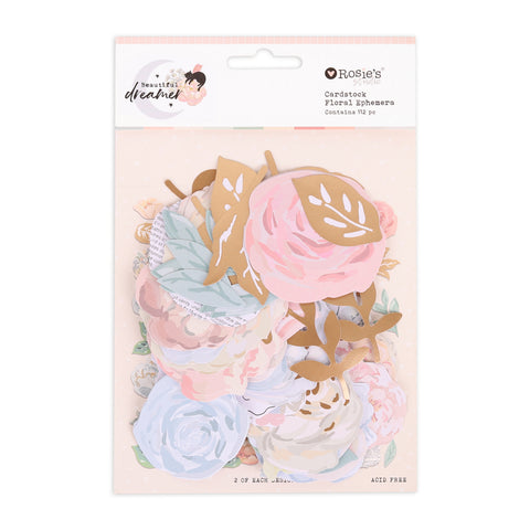 ROSIE'S STUDIO Beautiful Dreamer | Cardstock Floral Ephemera