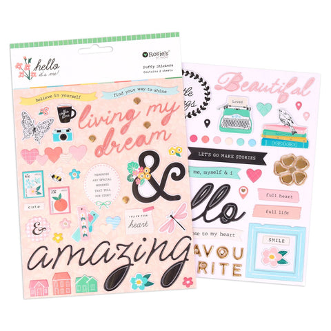 ROSIE'S STUDIO Hello It's Me | Puffy Stickers