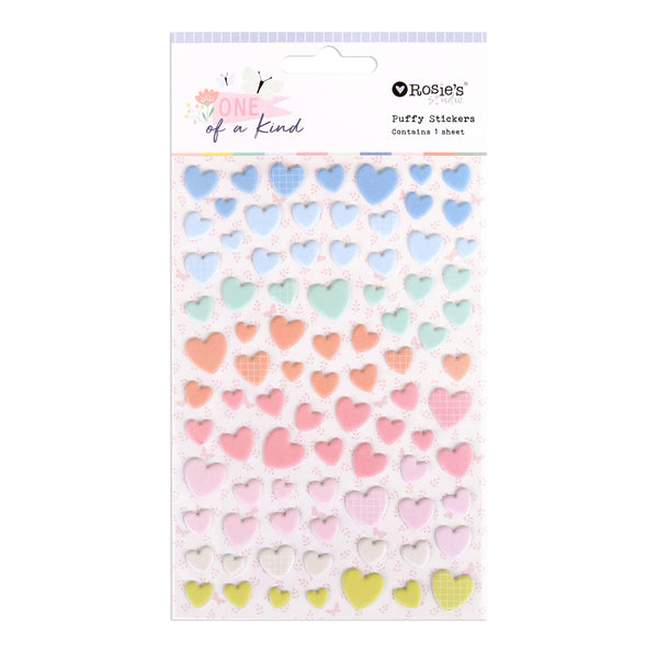 ROSIE'S STUDIO One-of-a-Kind | Puffy Stickers (hearts)