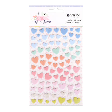 ROSIE'S STUDIO One-of-a-Kind | Puffy Stickers (hearts)