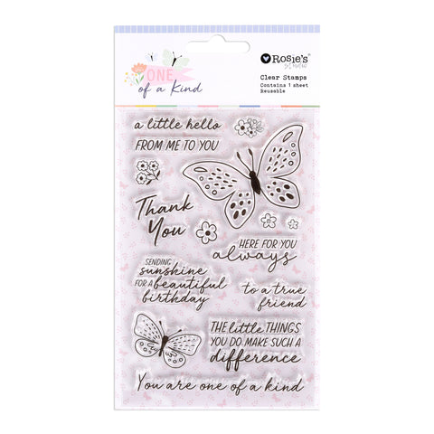 ROSIE'S STUDIO One-of-a-Kind | Clear Stamp