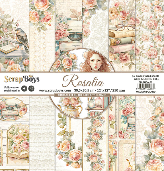 SCRAPBOYS Rosalia | 12x12 Paper Pad